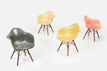 Charles + Ray Eames, Armshell Chairs (4)