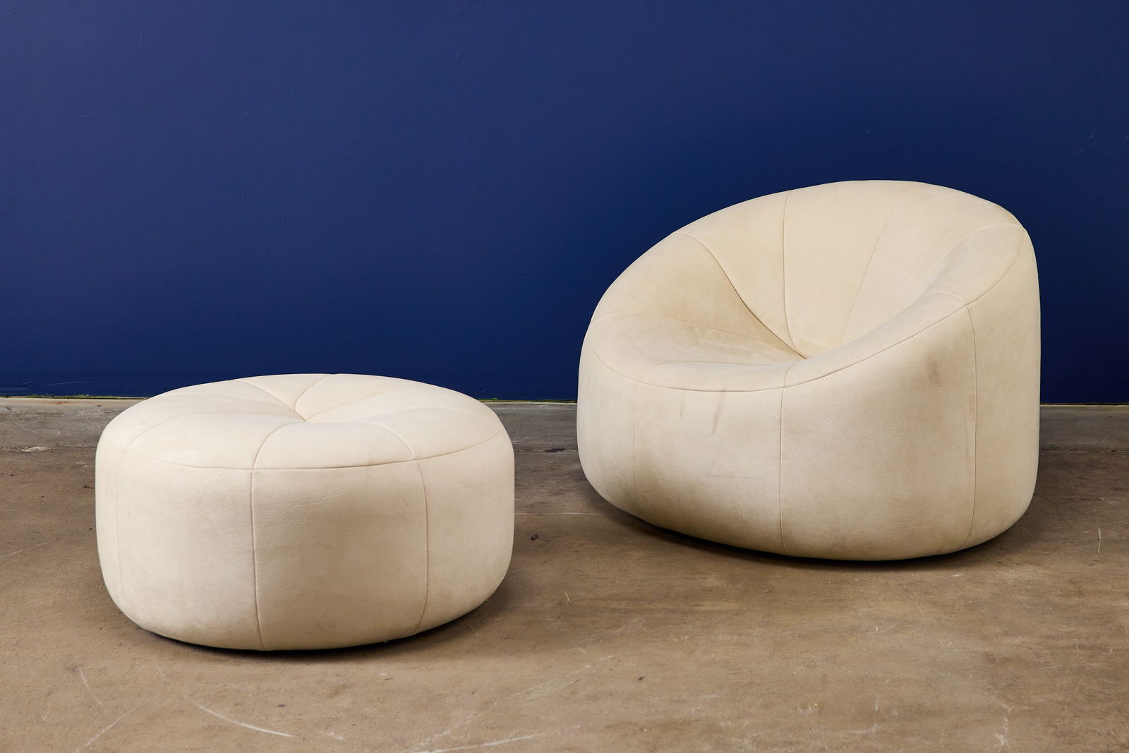 Pierre Paulin, 'Pumpkin' Lounge Chair + Ottoman (2) (1 of 9)