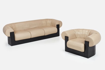 Lella + Massimo Vignelli, 'Circolo' Seating Set (2)