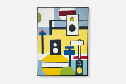 Beverly Politi, 'Traffic Signals' Painting