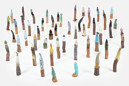 Lena Wolek + Emily Marchand, Ceramic 'Bullets' (50)