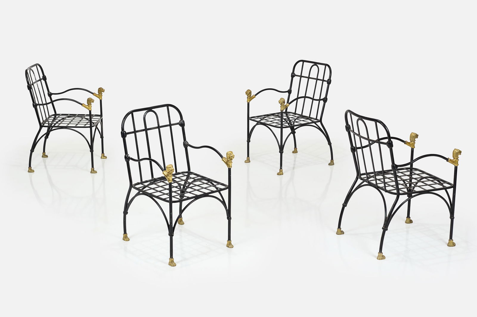 Diego Giacometti Style, Armchairs (4) (1 of 8)