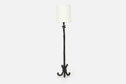 Diego Giacometti Style, Bronze Floor Lamp