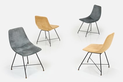 Augusto Bozzi, 'Aster' Dining Chairs (4)