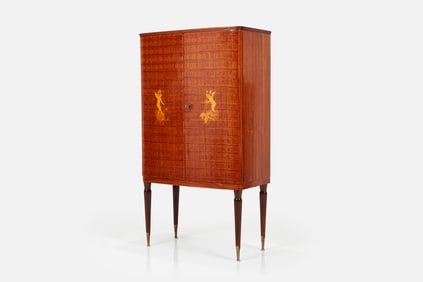 Paolo Buffa, Inlaid Bar Cabinet