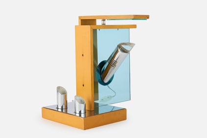 Manfredo Massironi (Attrib.), Architectural Table Lamp