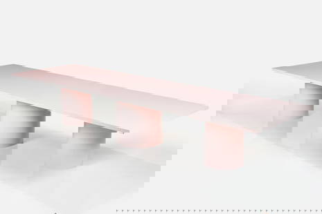 Shin Okuda, Monumental Table: SHIN OKUDAMonumental table, 21st centuryLacquered wood. Manufactured by Waka Waka, USA. 29" H x 168" W x 47.25" D