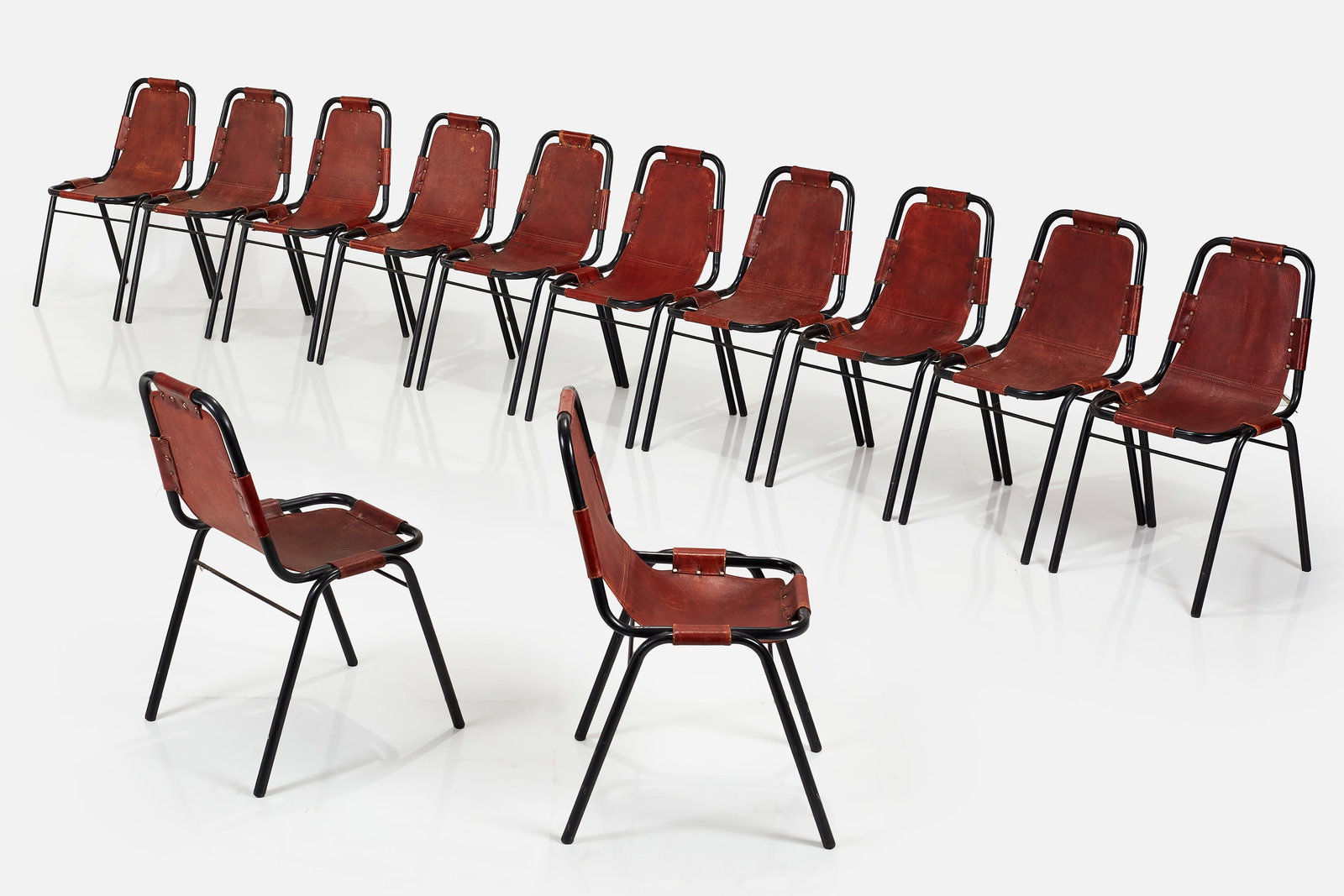 Charlotte Perriand, Dining Chairs, from Les Arcs (12) (1 of 13)