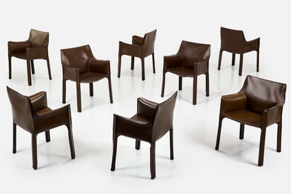 Mario Bellini, 'Cab' Armchairs (8)