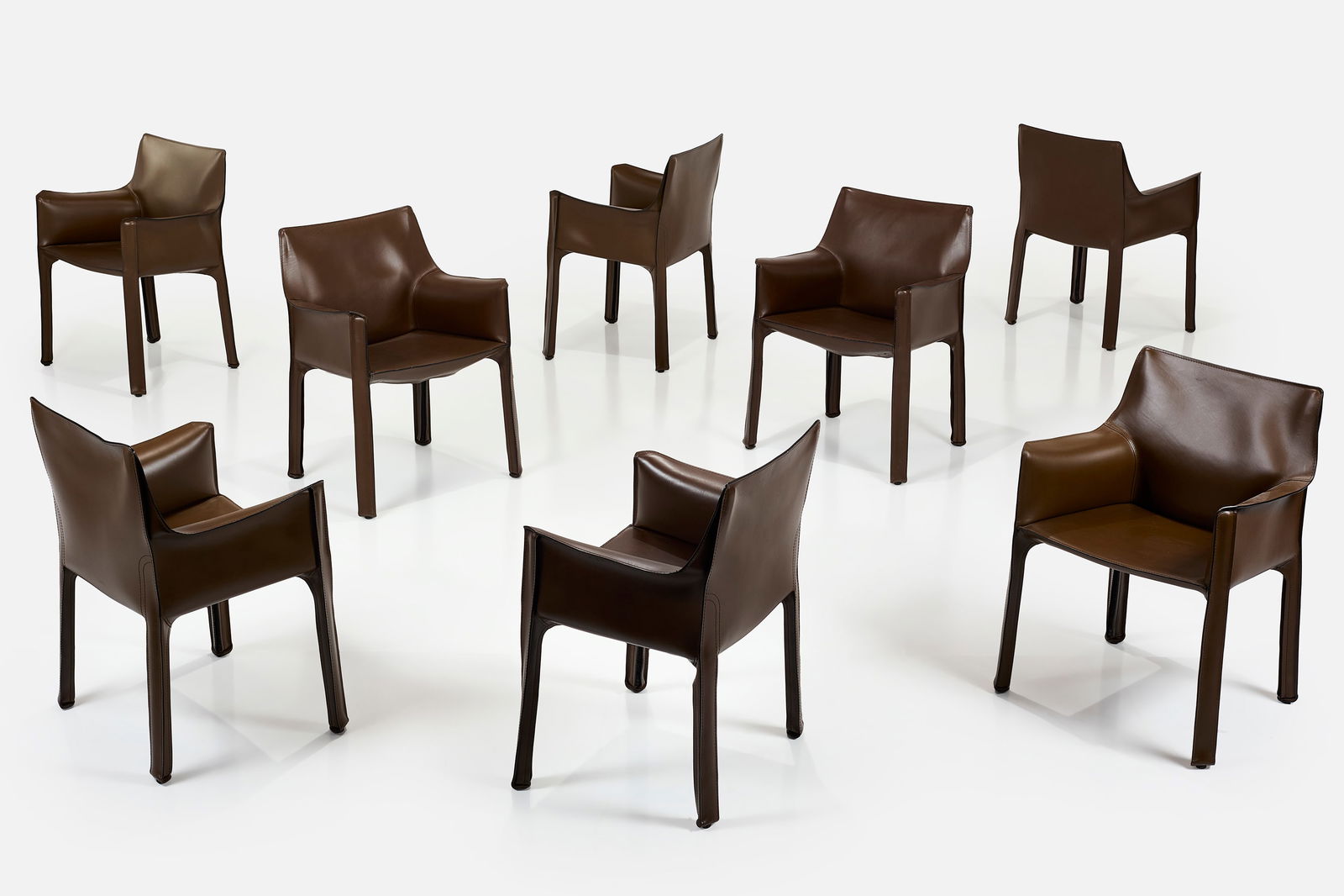 Mario Bellini, 'Cab' Armchairs (8)
