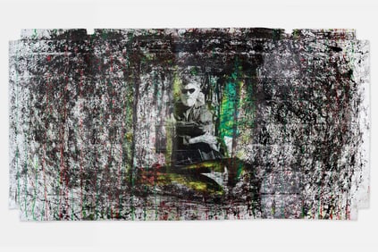 Edwin 'Ed' Moses, 'Jackson Nalade' Billboard Painting