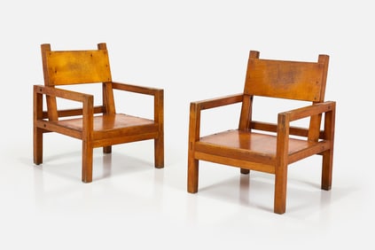 French, Plywood Stacking Chairs (2)
