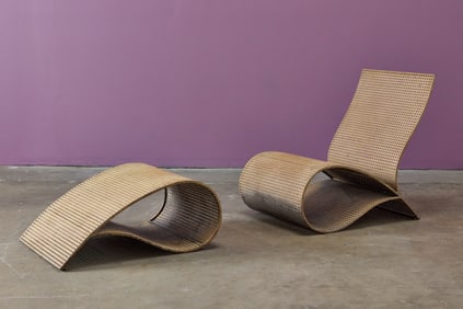Modern, Lounge Chair + Ottoman (2)