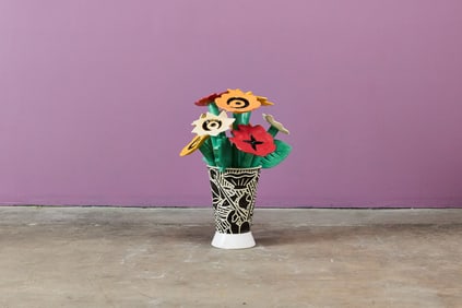 Robert Beau Kvenild, Flower Vase Sculpture
