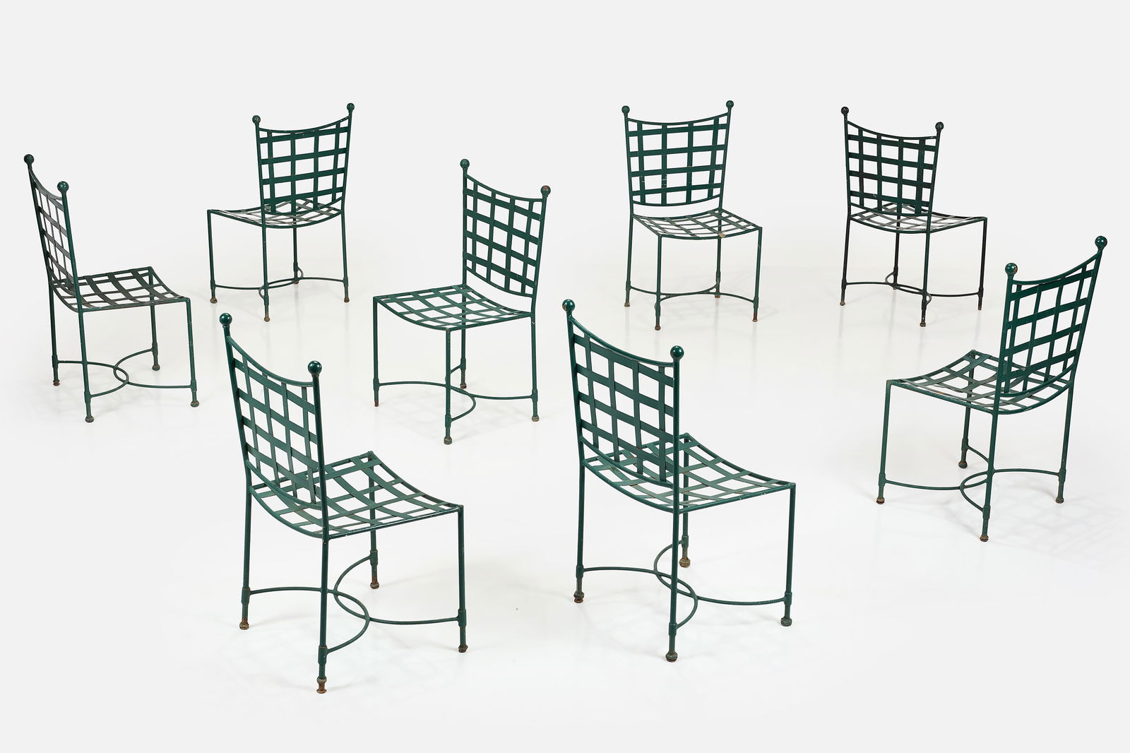 Mario Papperzini Style, 'Amalfi' Dining Chairs (8) (1 of 17)
