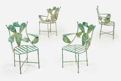 Modern, 'Cactus' Armchairs (4)