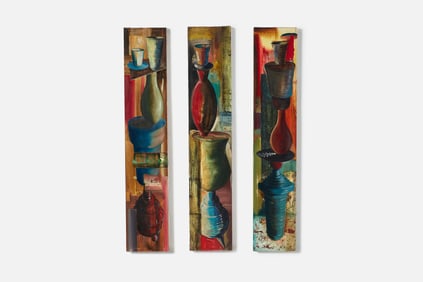 Pierre Picot, 'Vessel' Paintings (3)