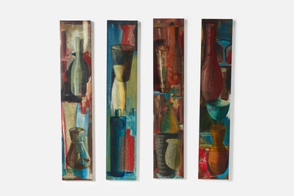 Pierre Picot, 'Vessel' Paintings (4)