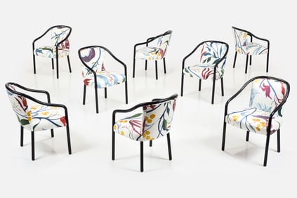 Ward Bennet, 'Landmark' Armchairs (8)