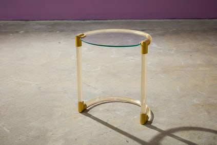 Archimede Seguso, Cantilevered Side Table