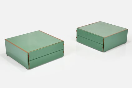 Afra + Tobia Scarpa, 'Mou' End Tables (2)