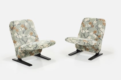 Pierre Paulin, 'Concorde' Lounge Chairs (2)