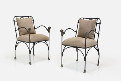 Diego Giacometti Style, Armchairs (2)