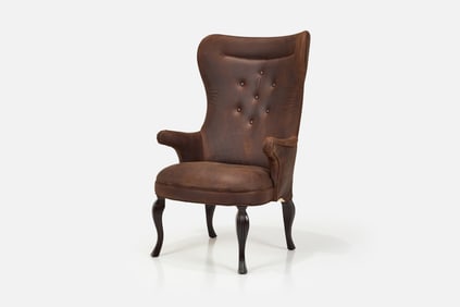 Frits Henningsen Style, Wingback Chair