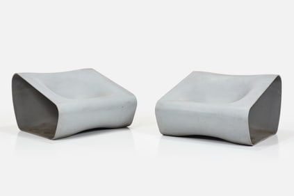 Rainer Mutsch, 'Dune' Lounge Chairs (2)