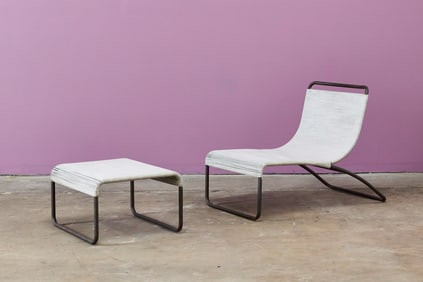 Hendrik Van Keppel + Taylor Green, Lounge Chair + Ottoman (2)