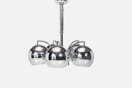 Italian, Adjustable-Height Chandelier