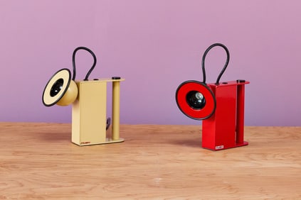 Gae Aulenti + Pietro Maria Castiglioni, 'Minibox' Table Lamps (2)