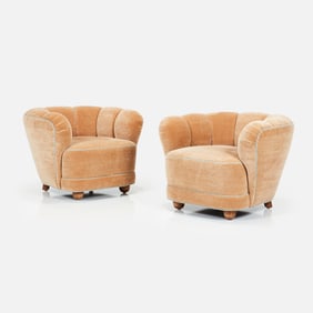 Viggo Boesen Style, Lounge Chairs (2)