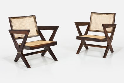 Pierre Jeanneret, Lounge Chairs (2)