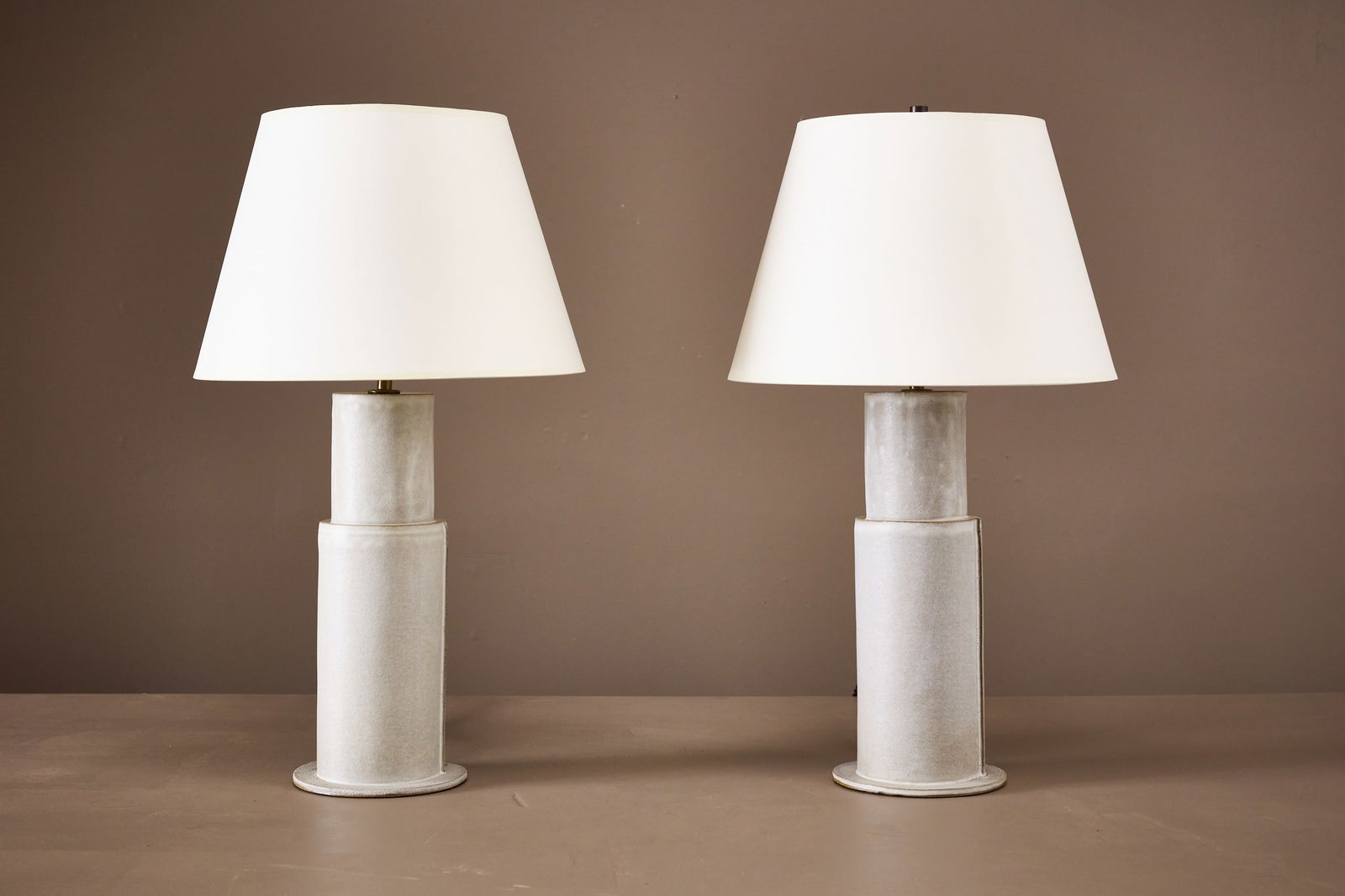Dumais, 'Madeline' Stoneware Table Lamps (2) (1 of 8)