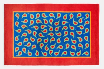 Swedish, Paisley Rug - 9' x 5'