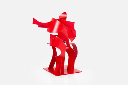 David Mac Innes, 'Red Motion' Floor Sculpture