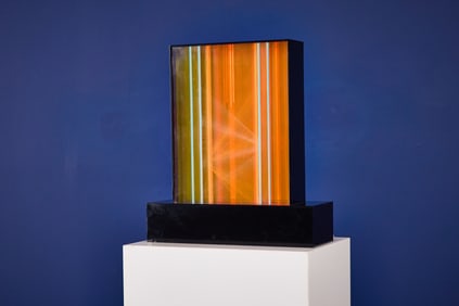 Jackie Greber, 'A Fireworks Orange' Illuminated Sculpture