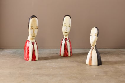 Yuri Zatarain, Head Sculptures (3)