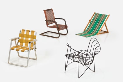 Vintage, Outdoor Child's Chairs (4)