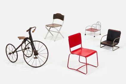 Vintage, Metal Child's Chairs (5)