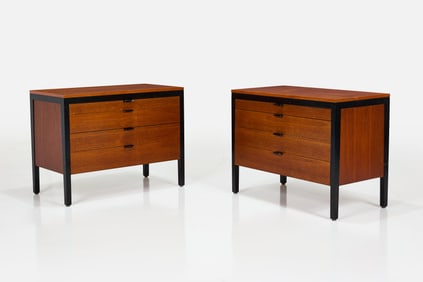 George Nelson + Associates, 'Black Frame' Dressers (2)