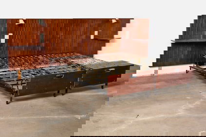 Osvaldo Borsani, Bed with Integrated Headboard