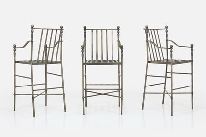 Michael Taylor, 'Montecito' Barstools (3)