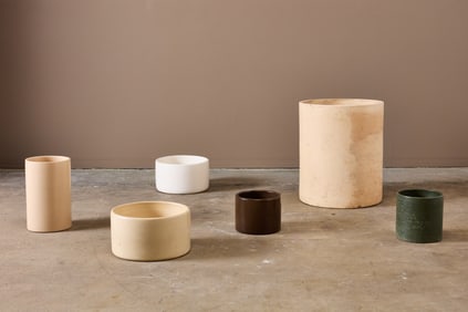 Architectural Pottery, Cylindrical Planters (6)