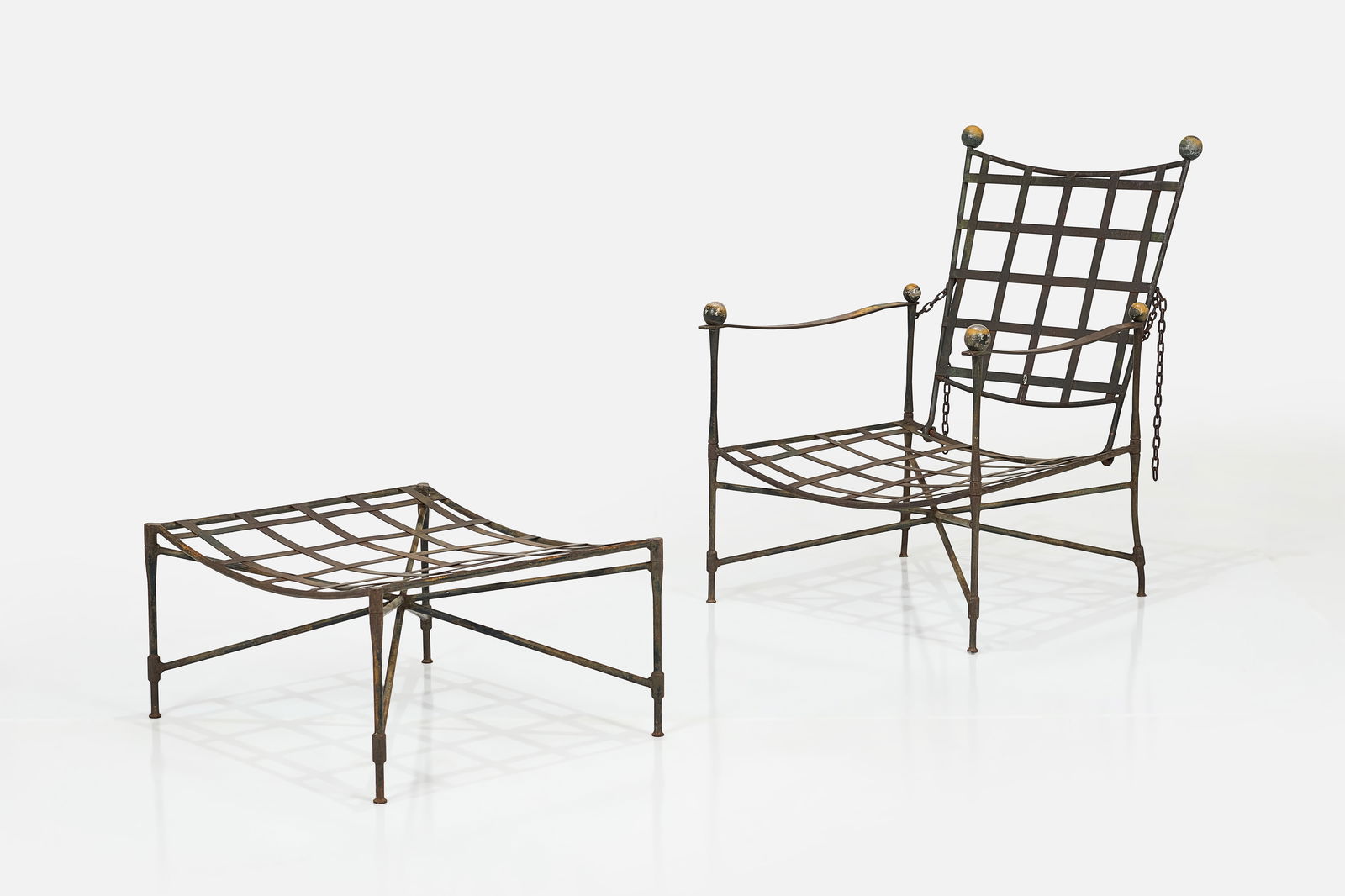 Mario Papperzini, 'Amalfi' Lounge Chair + Ottoman (2) (1 of 16)