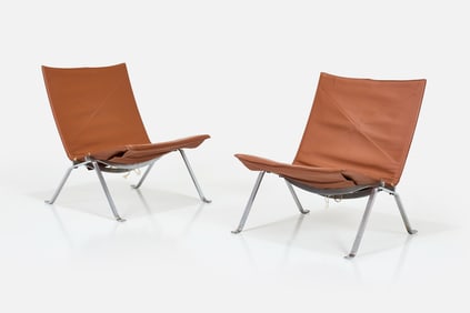 Poul Kjaerholm, 'PK-22' Lounge Chairs (2)