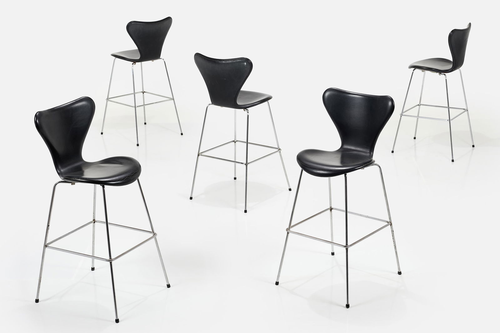 Arne Jacobsen, 'Series 7' Bar Stools (5) (1 of 10)