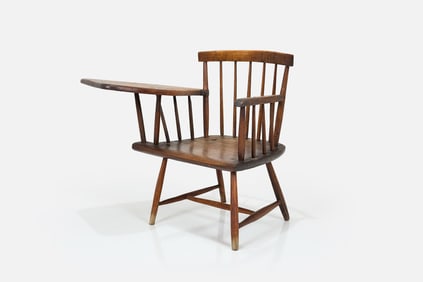 Antique, Windsor-Style Writing Chair