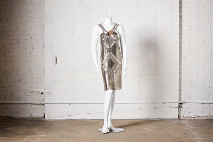 F/W 2007 Versace, Embellished Cocktail Dress